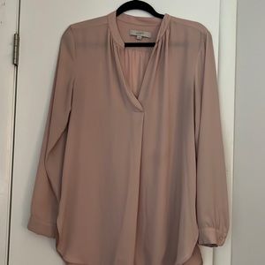 Long sleeve chiffon tunic